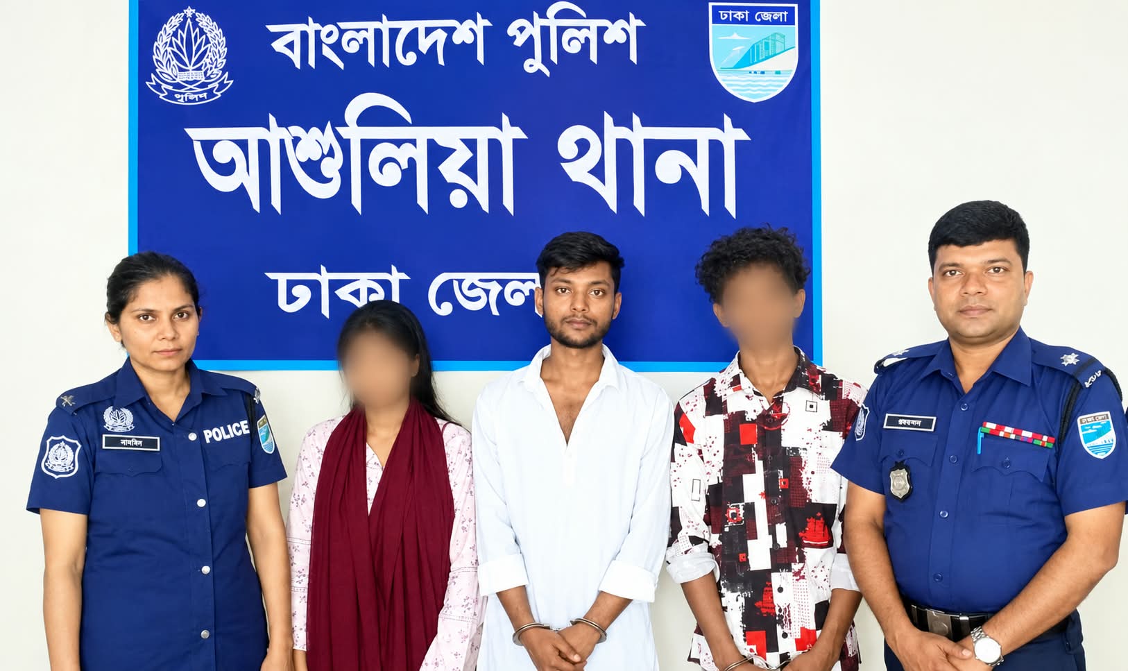 আশুলিয়ায় হানিট্র্যাপ চক্রের ৩ সদস্য গ্রেফতার, জিম্মি করে মুক্তিপণ আদায়