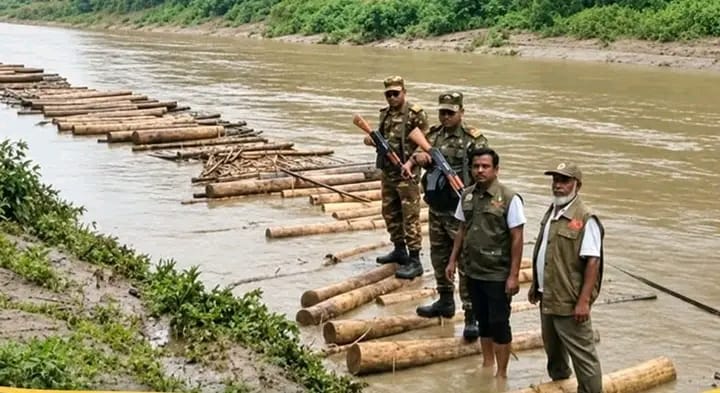 চট্টগ্রামের ফটিকছড়ির খিরামে ৬ লাখ টাকার কাঠ জব্দ করেছে সেনাবাহিনীর সদস্যরা